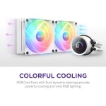 Refrigeración Líquida - NZXT Kraken RGB 280 - White - Radiador 280mm - 2 Fans 140mm - AMD AM4/AM5 | Intel LGA 1700/1851 - Imagen 5
