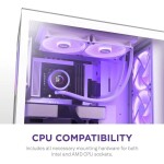 Refrigeración Líquida - NZXT Kraken RGB 280 - White - Radiador 280mm - 2 Fans 140mm - AMD AM4/AM5 | Intel LGA 1700/1851 - Imagen 8