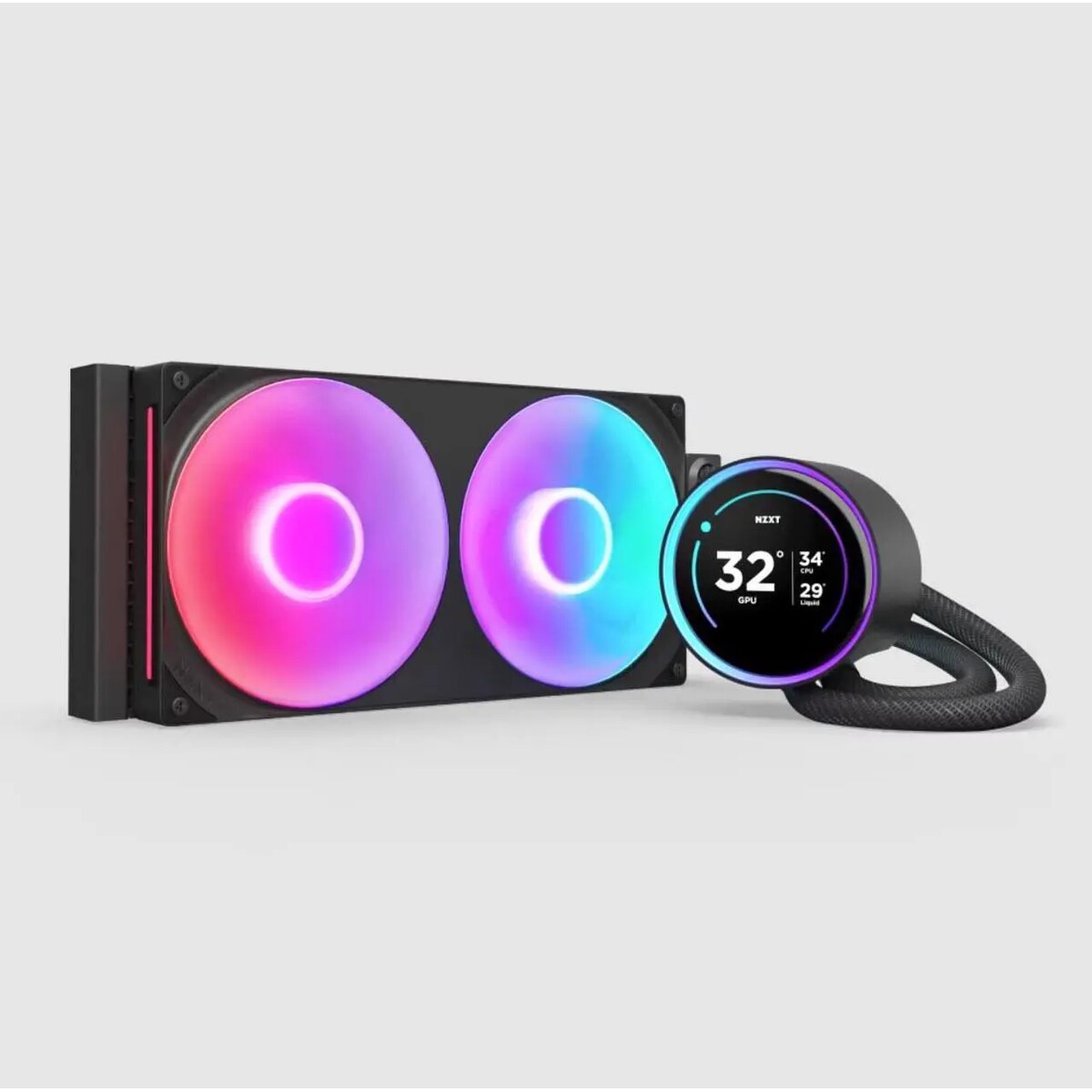 Refrigeración Líquida - NZXT Kraken Elite 280 - Black - Radiador 280mm - 2 Fans 140mm - AMD AM4/AM5 | Intel LGA 1700/1851