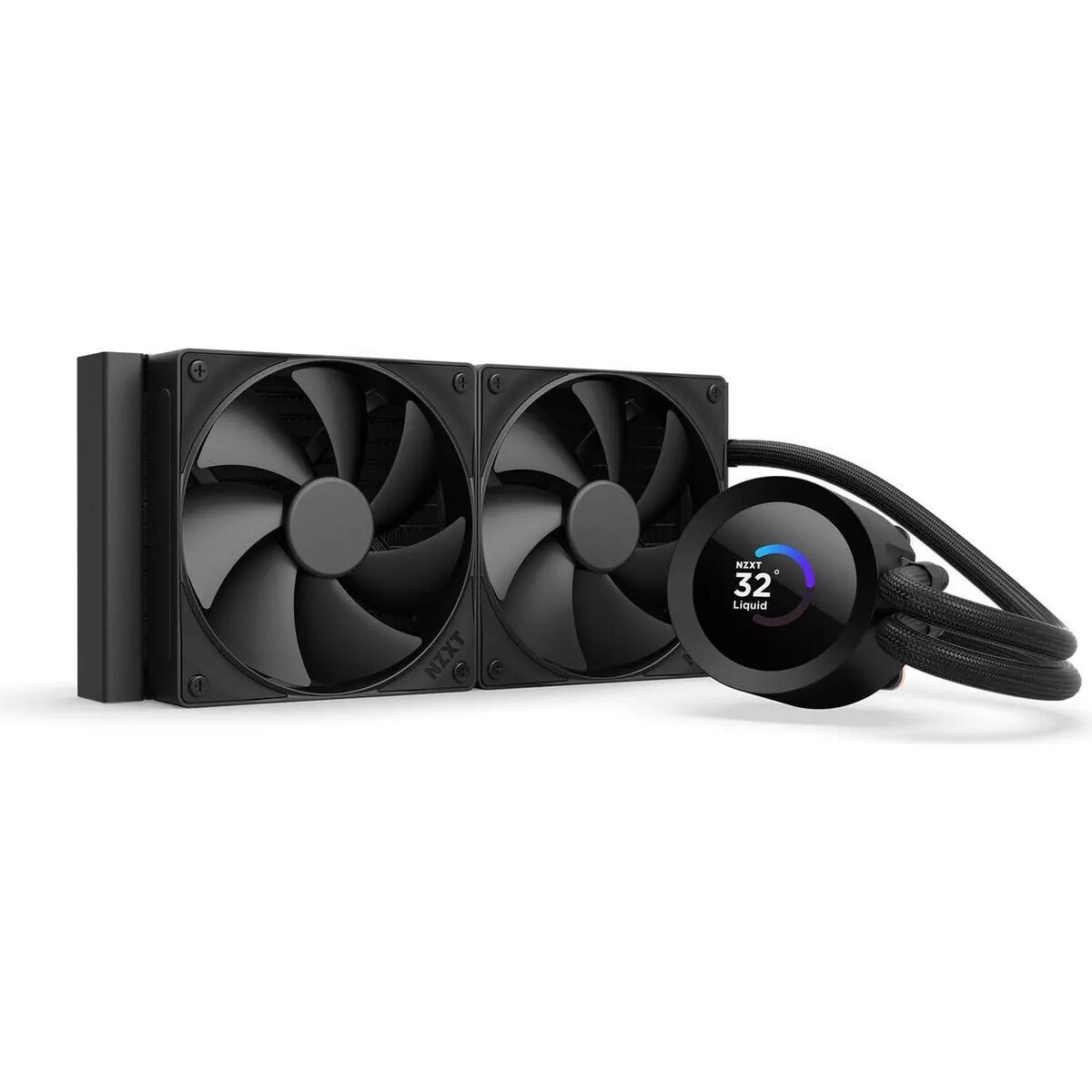 Refrigeración Líquida - NZXT Kraken Plus 240 - Black - Radiador 240mm - 2 Fans 120mm - AMD AM4/AM5 | Intel LGA 1700/1851