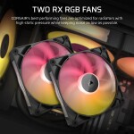 Refrigeración Líquida - Corsair iCUE LINK TITAN 280 RX - Black - Radiador 280mm - 2 Fans 140mm - AMD AM4/AM5 | Intel LGA 1700/1851 - Imagen 3