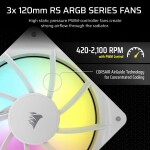 Refrigeración Líquida - Corsair Nautilus 360 RS - White - Radiador 360mm - 3 Fans 120mm - AMD AM4/AM5 | Intel LGA 1700/1851 - Imagen 4