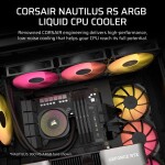 Refrigeración Líquida - Corsair Nautilus 240 RS - Black - Radiador 240mm - 2 Fans 120mm - AMD AM4/AM5 | Intel LGA1700/1851 - Imagen 10