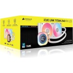 Refrigeración Líquida - Corsair iCUE LINK TITAN 240 RX LCD - White - Radiador 240mm - 2 Fans 120mm - AMD AM4/AM5 | Intel LGA 1700/1851 - Imagen 16