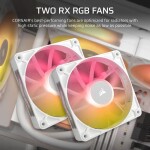Refrigeración Líquida - Corsair iCUE LINK TITAN 240 RX LCD - White - Radiador 240mm - 2 Fans 120mm - AMD AM4/AM5 | Intel LGA 1700/1851 - Imagen 6