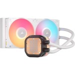 Refrigeración Líquida - Corsair iCUE LINK TITAN 240 RX LCD - White - Radiador 240mm - 2 Fans 120mm - AMD AM4/AM5 | Intel LGA 1700/1851 - Imagen 4