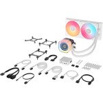 Refrigeración Líquida - Corsair iCUE LINK TITAN 240 RX LCD - White - Radiador 240mm - 2 Fans 120mm - AMD AM4/AM5 | Intel LGA 1700/1851 - Imagen 14