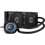 Refrigeración Líquida - Corsair Nautilus 240 RS LCD - Black - Radiador 240mm - 2 Fans 120mm - AMD AM4/AM5 | Intel LGA 1700/1851