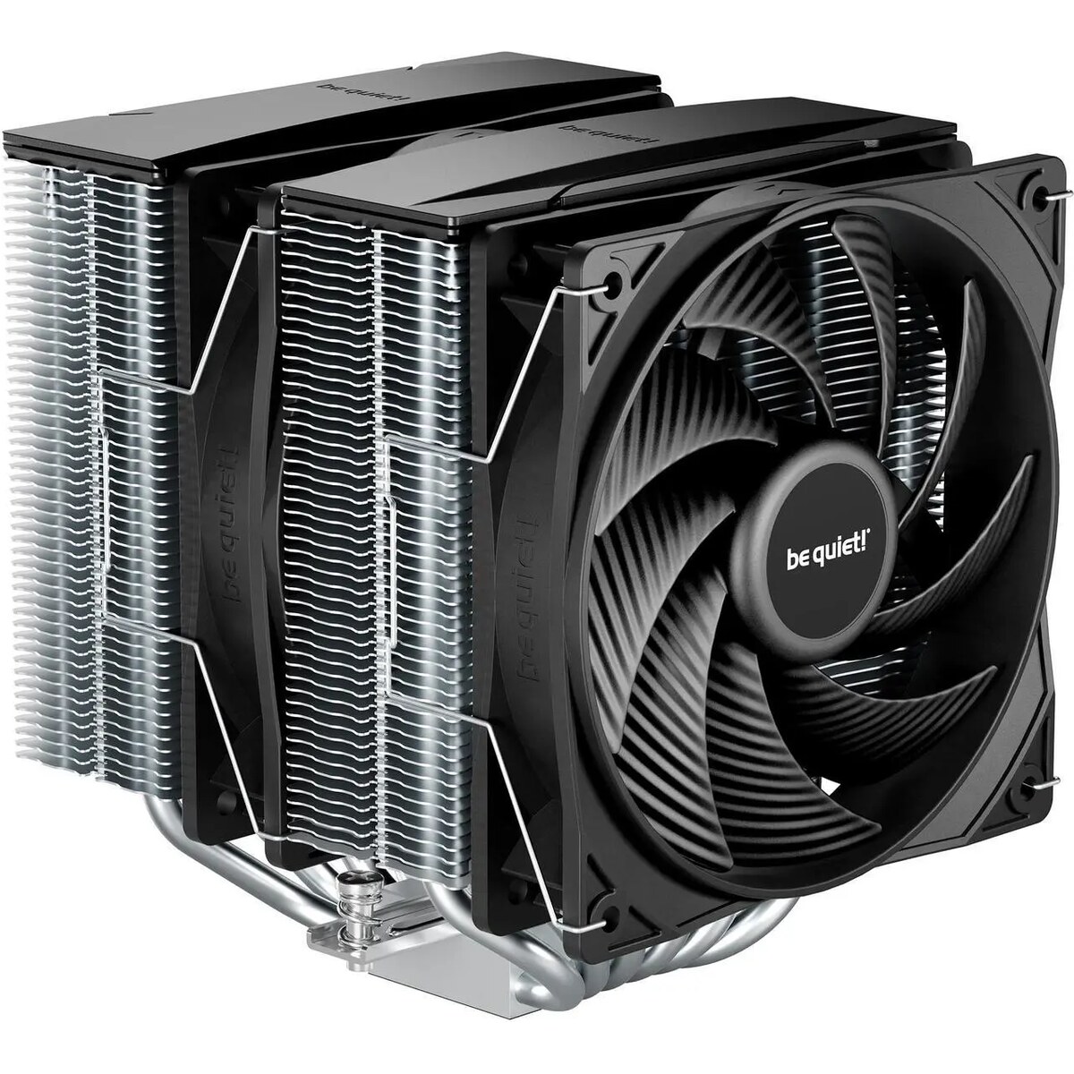 Disipador - be quiet! Pure Rock Pro 3 - Black - Radiador N/Dmm - 2 Fans 120mm - AMD AM4/AM5 | Intel LGA 1700/1851