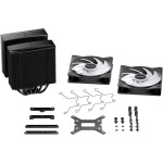 Disipador - be quiet! Pure Rock Pro 3 LX - Black - Radiador N/Dmm - 2 Fans 120mm - AMD AM4/AM5 | Intel LGA 1700/1851 - Imagen 6