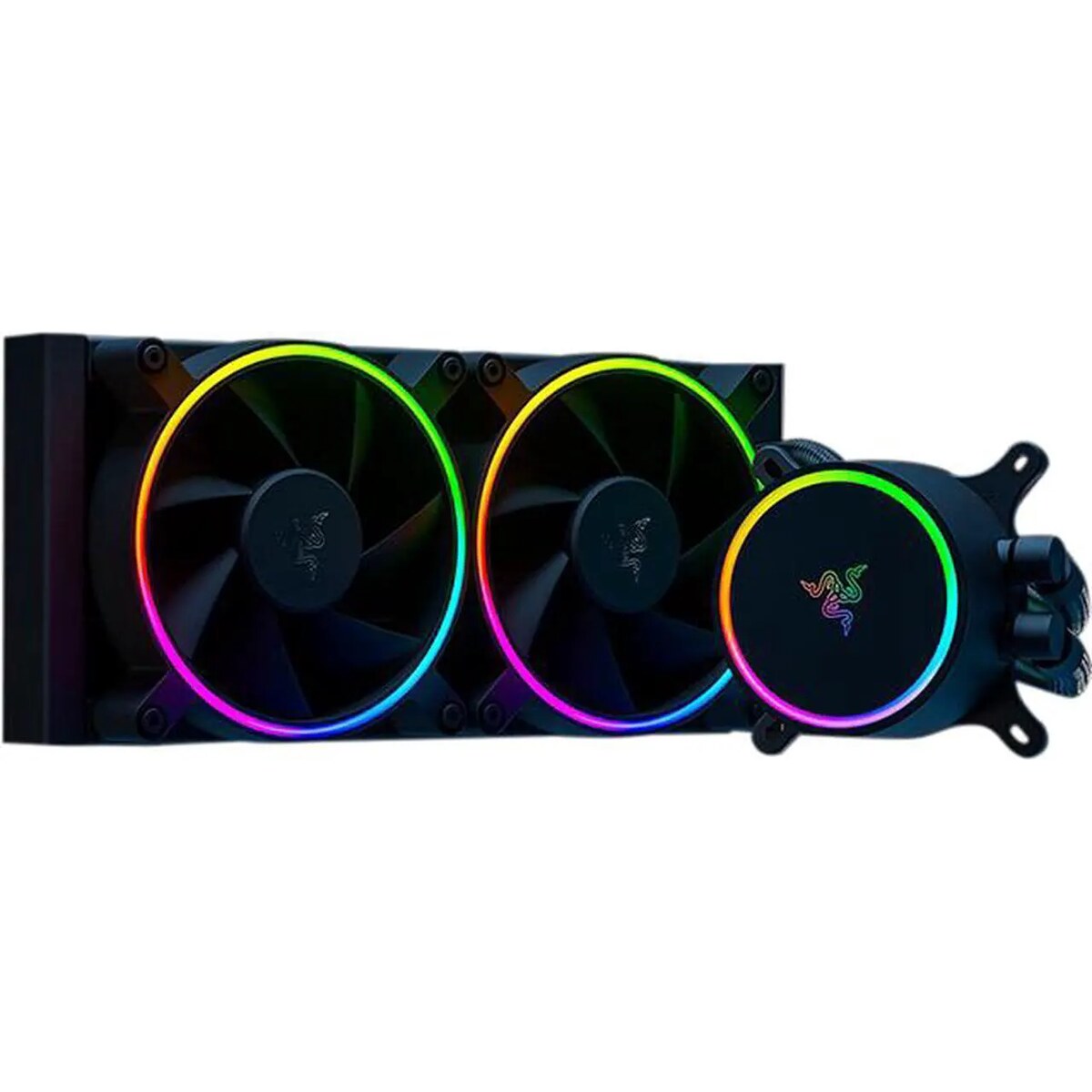 Refrigeración Líquida - Razer Hanbo Chroma 240 - Black - Radiador 240mm - 2 Fans 120mm - AMD AM4/AM5 | Intel LGA 1700/1851