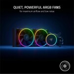 Refrigeración Líquida - Razer Hanbo Chroma 240 - Black - Radiador 240mm - 2 Fans 120mm - AMD AM4/AM5 | Intel LGA 1700/1851 - Imagen 8