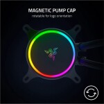 Refrigeración Líquida - Razer Hanbo Chroma 240 - Black - Radiador 240mm - 2 Fans 120mm - AMD AM4/AM5 | Intel LGA 1700/1851 - Imagen 9