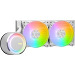 Refrigeración Líquida - MSI MAG CoreLiquid E240 - White - Radiador 240mm - 2 Fans 120mm - AMD AM4/AM5 | Intel LGA 1700/1851 - Imagen 4
