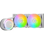 Refrigeración Líquida - MSI MAG CoreLiquid E240 - White - Radiador 240mm - 2 Fans 120mm - AMD AM4/AM5 | Intel LGA 1700/1851 - Imagen 6