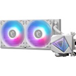 Refrigeración Líquida - MSI MAG CoreLiquid I240 - White - Radiador 240mm - 2 Fans 120mm - AMD AM4/AM5 | Intel LGA 1700/1851 - Imagen 5