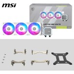 Refrigeración Líquida - MSI MAG Coreliquid A13 360 - White - Radiador 360mm - 3 Fans 120mm - AMD AM4/AM5 | Intel LGA1700/1851 - Imagen 10