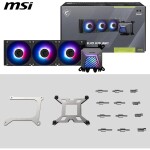 Refrigeración Líquida - MSI MAG CoreLiquid A15 360 - Black - Radiador 360mm - 3 Fans 120mm - AMD AM4/AM5 | Intel LGA 1700/1851 - Imagen 3