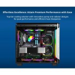 Refrigeración Líquida - MONTECH HyperFlow ARGB 240 - Black - Radiador 240mm - 2 Fans 120mm - AMD AM4/AM5 | Intel LGA 1700/1851 - Imagen 2