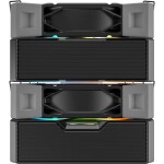 Disipador - MONTECH NX600 ARGB - Black - Radiador N/D - 2 Fans 120mm - AMD AM4/AM5 | Intel LGA 1700/1851 - Imagen 6