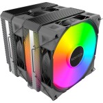 Disipador - MONTECH NX600 ARGB - Black - Radiador N/D - 2 Fans 120mm - AMD AM4/AM5 | Intel LGA 1700/1851