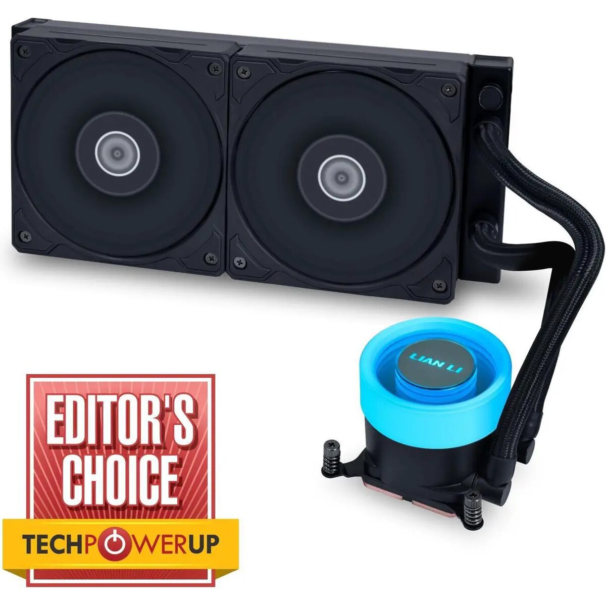 Refrigeración Líquida - Lian Li Galahad II Lite 240 - Black - Radiador 240mm - 2 Fans 120mm - AMD AM4/AM5 | Intel LGA1700/1851