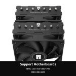 Disipador - Thermalright Phantom Spirit 120 SE - Black - 2 Fans 120mm - AMD AM4/AM5 | Intel LGA 1700/1851 - Imagen 4