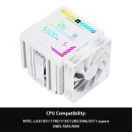 Disipador CPU - Thermalright Peerless Assassin 140 Digital ARGB - White - Dual Tower - AMD AM4/AM5 | Intel LGA 1700/1851 - Imagen 3