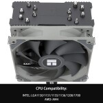 Disipador - Thermalright BA120 - Black - Radiador N/Dmm - 1 Fans 120mm - AMD AM4/AM5 | Intel LGA 1700/1851 - Imagen 4