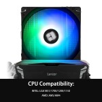 Disipador - Thermalright Burst Assassin 120 SE - Black - Radiador N/Dmm - 1 Fans 120mm - AMD AM4/AM5 | Intel LGA 1700/1851 - Imagen 3