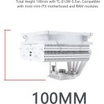 Disipador - Thermalright SI-100 - White - 1 Fan 120mm - AMD AM4/AM5 | Intel LGA 1700/1851 - Imagen 3