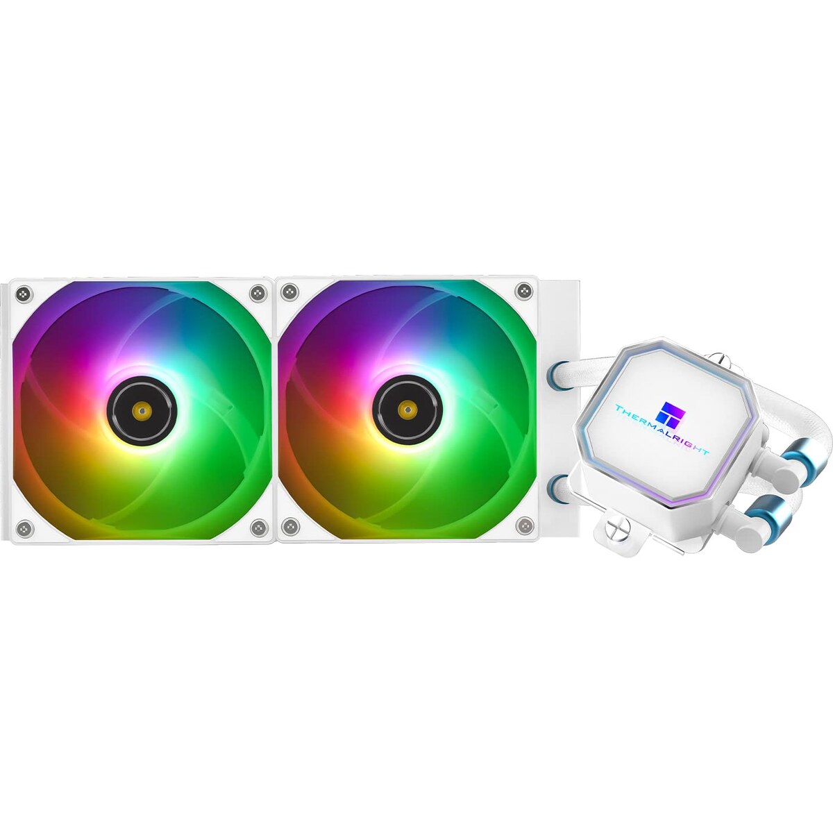 Refrigeración Líquida - Thermalright Frozen Prism 240 - White - Radiador 240mm - 2 Fans 120mm - AMD AM4/AM5 | Intel LGA 1700/1851