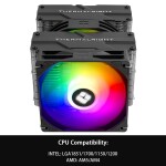 Disipador CPU - Thermalright Peerless Assassin 140 SE ARGB - Black - Dual Tower - AMD AM4/AM5 | Intel LGA115X/LGA1700 - Imagen 5
