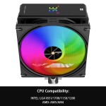 Disipador - Thermalright Assassin X 120R Digital - Black - Radiador N/Dmm - 1 Fans 120mm - AMD AM4/AM5 | Intel LGA 1700/1851 - Imagen 3