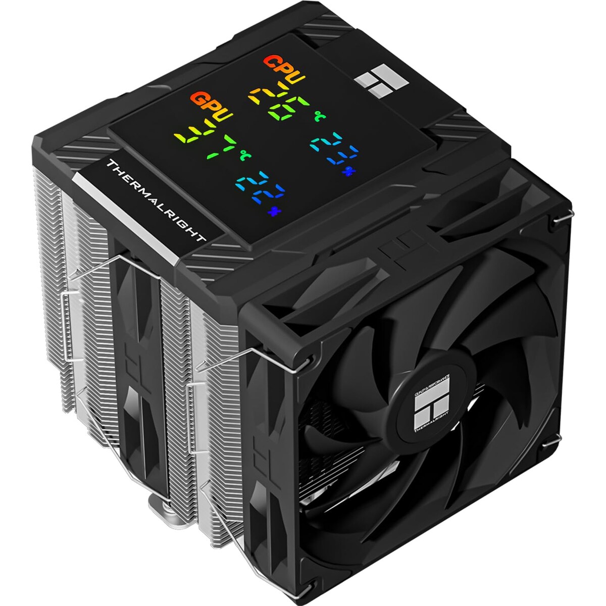 Disipador - Thermalright Peerless Assassin 120 Digital - Black - Radiador N/D - 2 Fans 120mm - AMD AM4/AM5 | Intel LGA 1700/1851