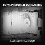 Disipador CPU - Thermalright Royal Pretor 130 Ultra White - White - Dual Tower - AMD AM4/AM5 | Intel LGA 1700/1851 - Imagen 2