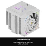 Disipador CPU - Thermalright Phantom Spirit 120 Digital - White - Dual Tower - AMD AM4/AM5 | Intel LGA 1700/1851 - Imagen 2
