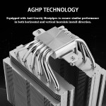 Disipador CPU - Thermalright Royal Pretor 130 - Black - Dual Tower - AMD AM4/AM5 | Intel LGA 1700/1851 - Imagen 4