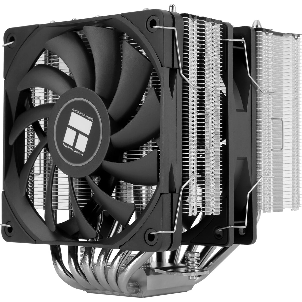 Disipador - Thermalright Royal Knight 120 SE - Black - Radiador N/Dmm - 2 Fans 120mm - AMD AM4/AM5 | Intel LGA 1700/1851
