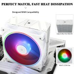 Disipador - Thermalright Assassin Spirit 120 EVO - White - Radiador N/Dmm - 1 Fans 120mm - AMD AM4/AM5 | Intel LGA 1700/1851 - Imagen 3