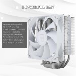 Disipador - Thermalright Assassin X 120 SE - White - Radiador N/Dmm - 1 Fans 120mm - AMD AM4/AM5 | Intel LGA 1700/1851 - Imagen 4