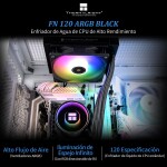 Refrigeración Líquida - Thermalright Frozen Notte 120 - Black - Radiador 120mm - 1 Fans 120mm - AMD AM4/AM5 | Intel LGA 1700/1851 - Imagen 2