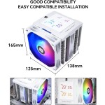 Disipador CPU - Thermalright Peerless Assassin 120 Digital ARGB - White - Dual Tower - AMD AM4/AM5 | Intel LGA 1700/1851 - Imagen 5