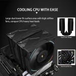 Disipador CPU - Thermalright Phantom Spirit 120 EVO - Black - Dual Tower - AMD AM4/AM5 | Intel LGA 1700/1851 - Imagen 5