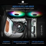 Refrigeración Líquida - Thermalright Aqua Elite 240 - Black - Radiador 240mm - 2 Fans 120mm - AMD AM4/AM5 | Intel LGA 1700/1851 - Imagen 2