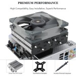 Disipador - Thermalright SI-100 - Black - Radiador N/Dmm - 1 Fans 120mm - AMD AM4/AM5 | Intel LGA 1700/1851 - Imagen 4