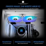 Refrigeración Líquida - Thermalright Frozen Magic 240 - Black - Radiador 240mm - 2 Fans 120mm - AMD AM4/AM5 | Intel LGA 1700/1851 - Imagen 2