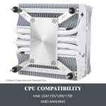 Disipador - Thermalright AXP90-X53 - White - Radiador N/Dmm - 1 Fans 92mm - AMD AM4/AM5 | Intel LGA 1700/1851 - Imagen 4