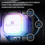 Refrigeración Líquida - Thermalright Frozen Prism 240 - White - Radiador 240mm - 2 Fans 120mm - AMD AM4/AM5 | Intel LGA 1700/1851 - Imagen 4