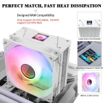 Disipador - Thermalright Assassin Spirit 120 Vision ARGB - White - 1 Fan 120mm - AMD AM4/AM5 | Intel LGA 1700/1851 - Imagen 4